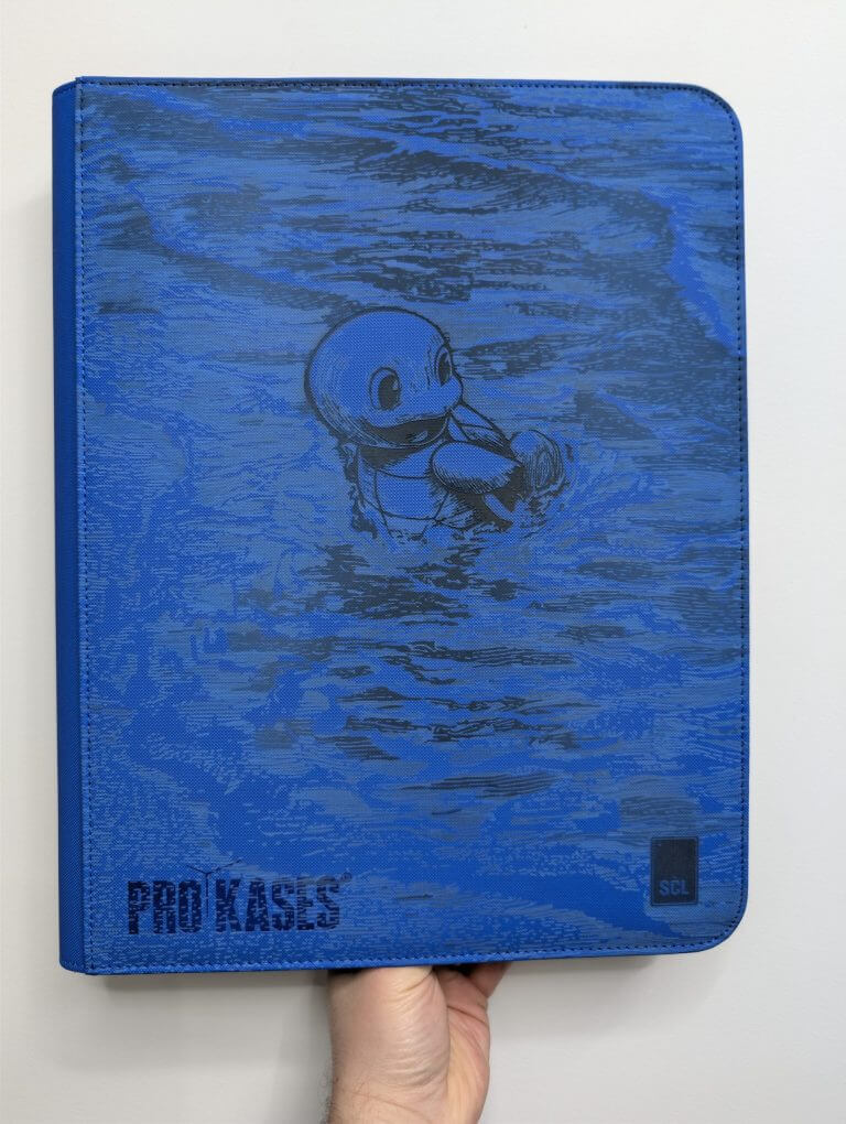 Binder Binder Pokémon Carapuce – Édition Collector Bleu gravé laser