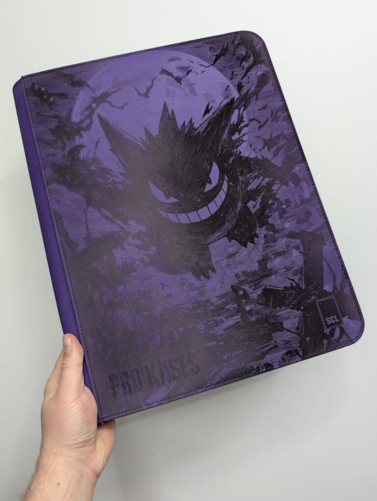 Binder Binder Pokémon Ectoplasma – Édition Collector Violet gravé laser