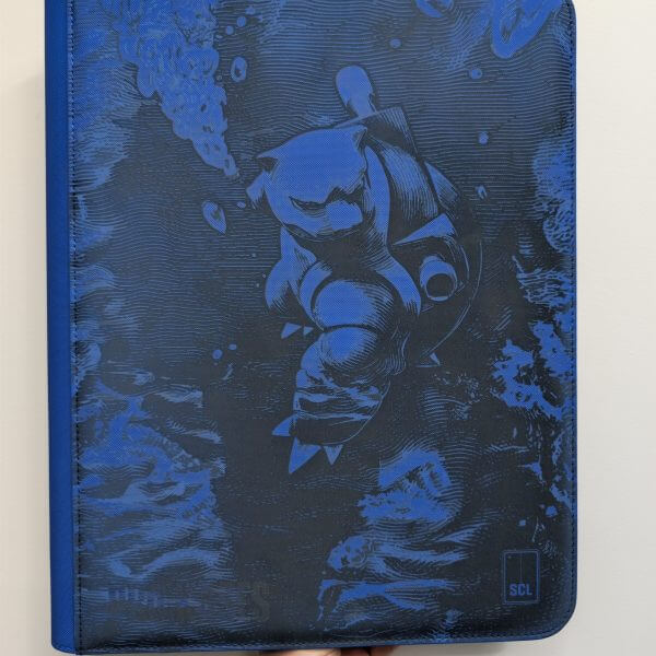 Binder Pokémon Tortank gravé laser édition collector bleu
