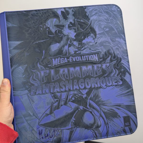 Binder Pokémon ME2 (Flammes Fantasmagoriques) – Édition Collector Violet & Rose v2
