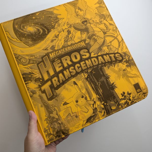 Binder Pokémon ME2.5 (Héros Transcendants) – Édition Collector Jaune & Turquoise