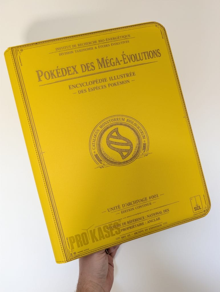 Binder ProKases Jaune – Mega Évolutions